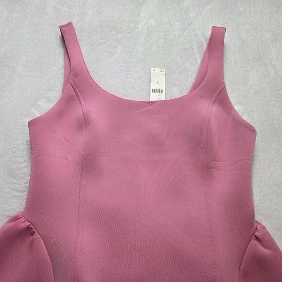 New M Anthropologie x Maeve sleeveless seamed fit & flare mini pink dress - Picture 4 of 10